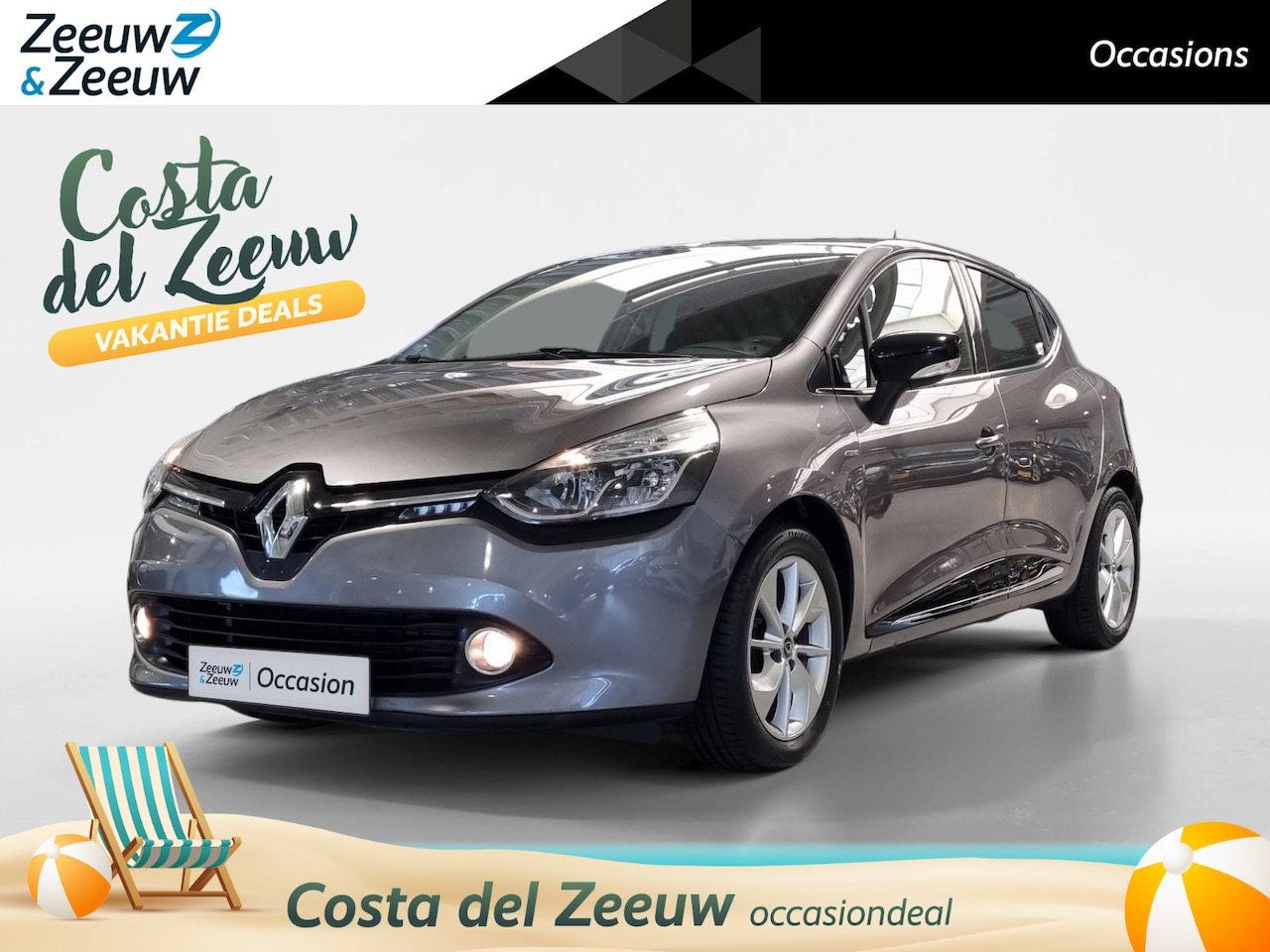 Renault Clio - 0.9 TCe Eco2 Limited *1e Eigenaar * Lage KM * Dealeronderhoud * Achteruit Camera * Cruise - AutoWereld.nl