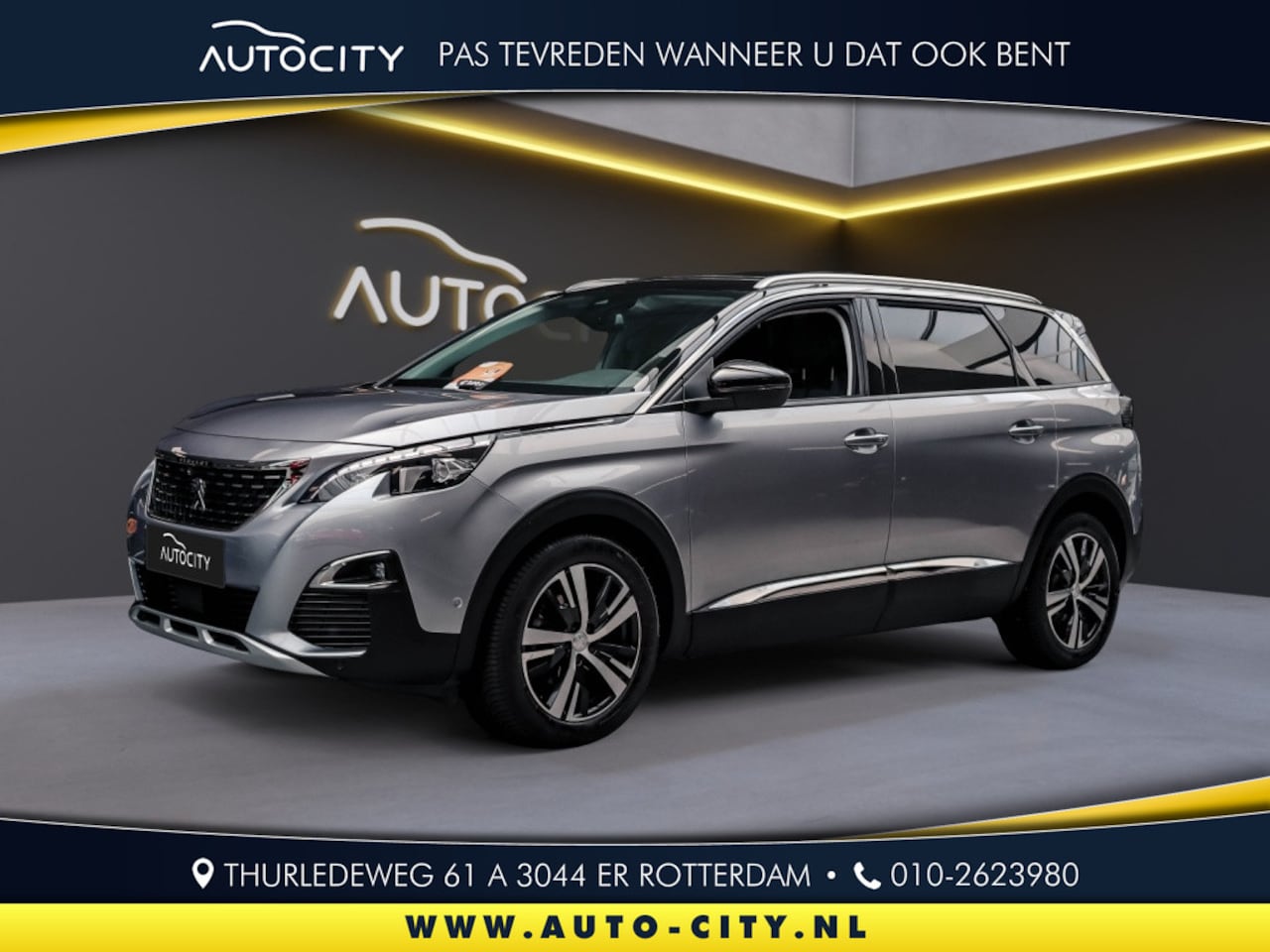 Peugeot 5008 - 5008 1.2 PureTech 130 Allure 7p l Pano l Trekhaak l 360 Camera l - AutoWereld.nl