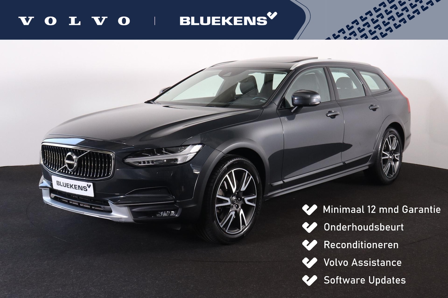 Volvo V90 Cross Country - T5 AWD Pro - Panoramisch schuif-/kanteldak - Head-up Display - Intellisafe Assist/Surround - AutoWereld.nl