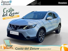 Nissan Qashqai - 1.2 Tekna |Navi |Panoramisch Dak| Stoel en voorruitverwarming| 360 graden camera| Lederen