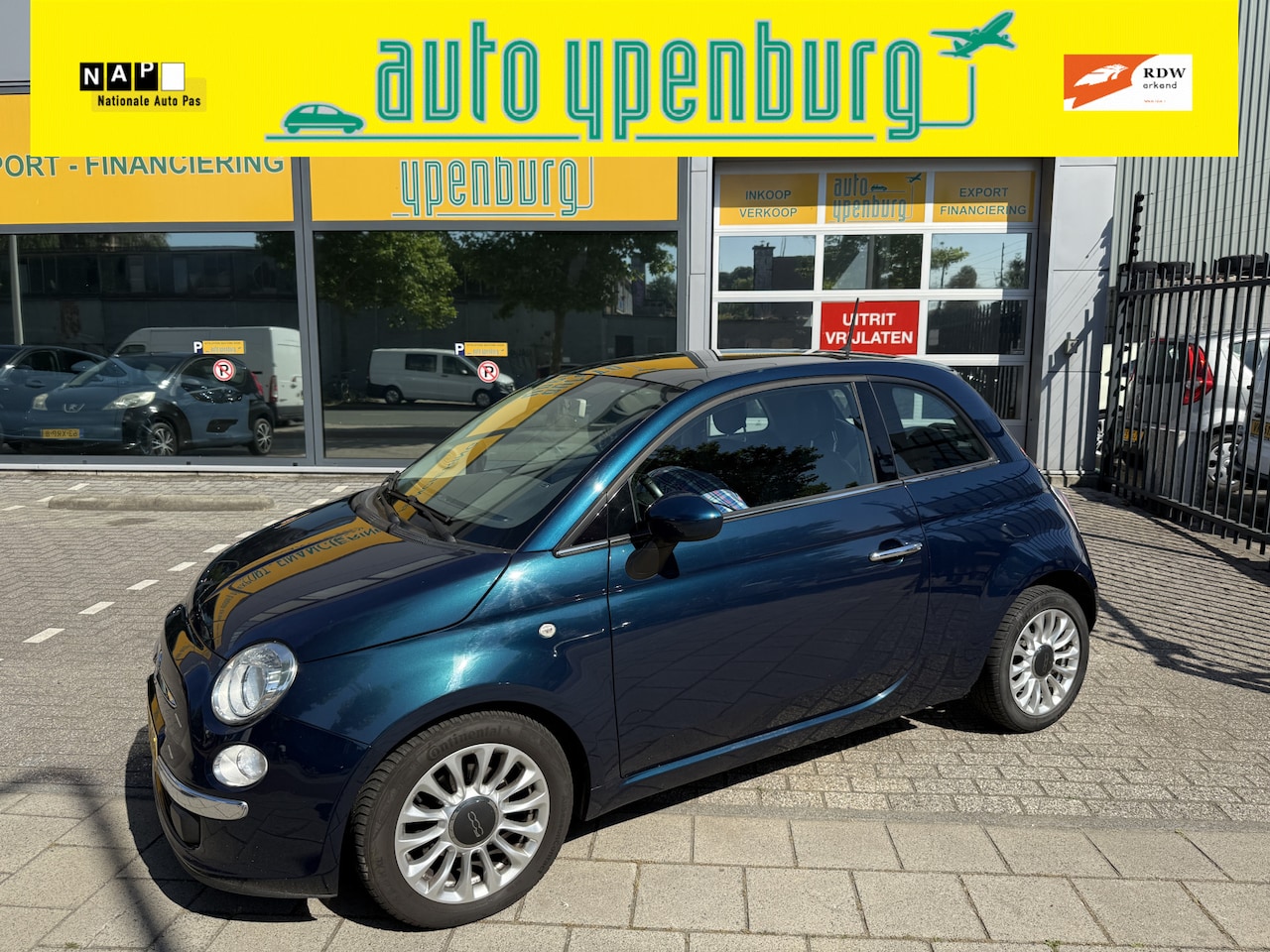 Fiat 500 - 0.9 TwinAir Turbo Lounge * Panoramadak * Airco * NIEUWSTAAT * - AutoWereld.nl