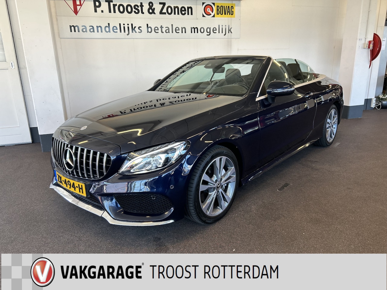 Mercedes-Benz C-klasse Cabrio - 180 Premium Plus AMG | Airscarf | Cruise control | Climate control | Lederen bekleding | S - AutoWereld.nl