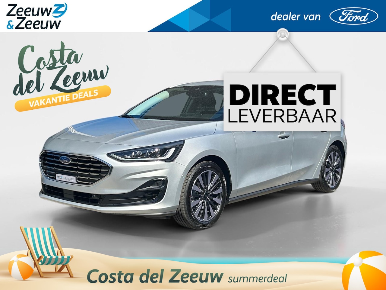 Ford Focus - 1.0 EcoBoost Hybrid Titanium X 125pk | €2.500.- korting | Stoel- stuur en voorruitverwarmi - AutoWereld.nl