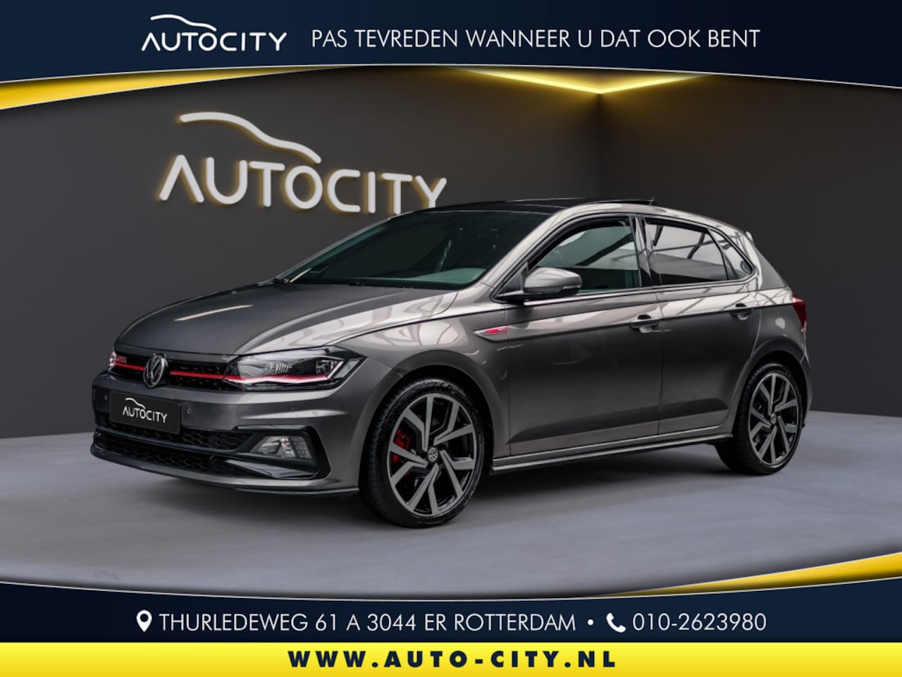 Volkswagen Polo - 2.0 TSI GTI Pano l Camera l Navi l Adaptive - AutoWereld.nl