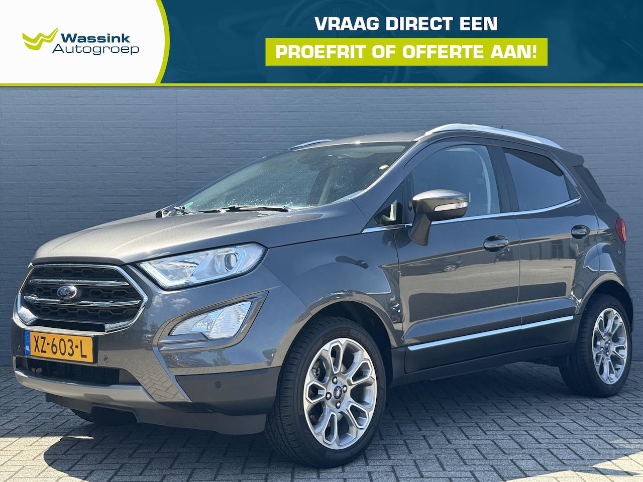 Ford EcoSport - 1.0 EcoBoost 125pk Titanium | Stoel & Stuurverwarming | Climate Control | Lichtmetalen Vel - AutoWereld.nl