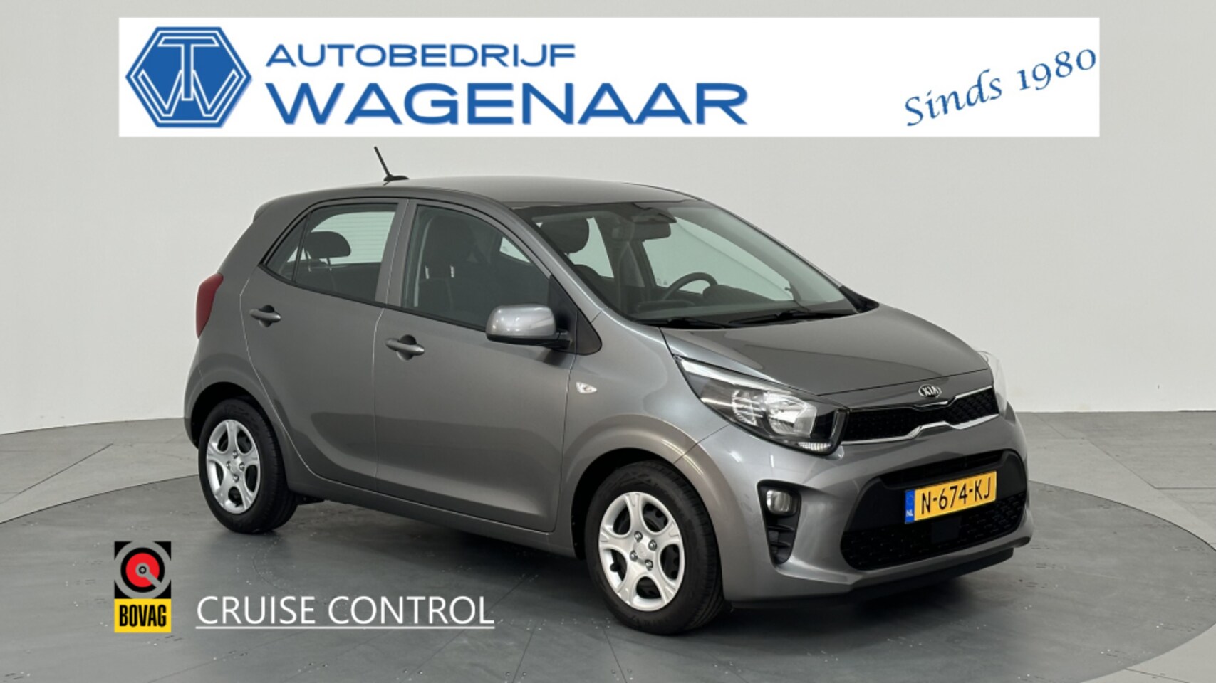 Kia Picanto - 1.0 DPI COMFORTLINE CRUISE DAB - AutoWereld.nl