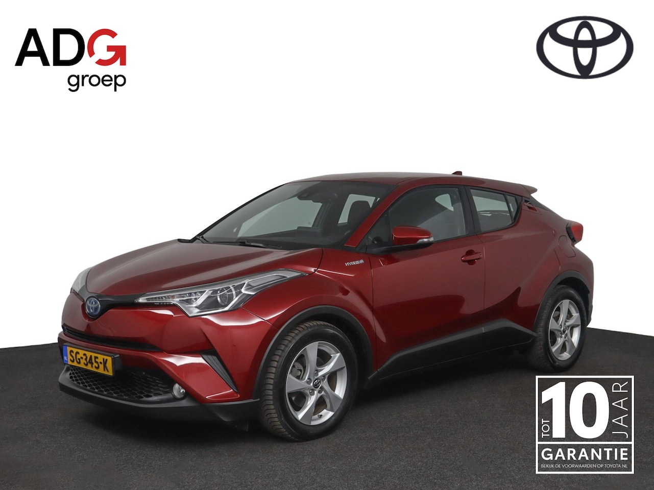 Toyota C-HR - 1.8 Hybrid Active | Navigatie | Trekhaak | Lichtmetalen velgen | - AutoWereld.nl