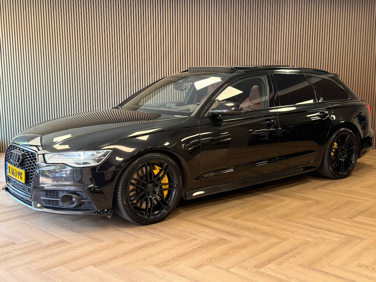 Audi A6 Avant - 4.0 TFSI S6 Pro Line Plus AUT. PANORAMADAK LEDER STOELVERWARMING NAVIGATIE CAMERA KEYLESS- - AutoWereld.nl