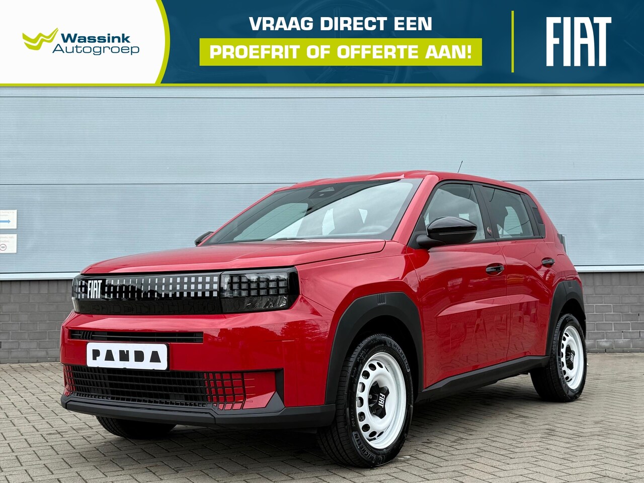 Fiat Grande Panda - 44kWh 113pk Red | Apple Carplay | Airco | LED | Nieuw model | Direct leverbaar | - AutoWereld.nl