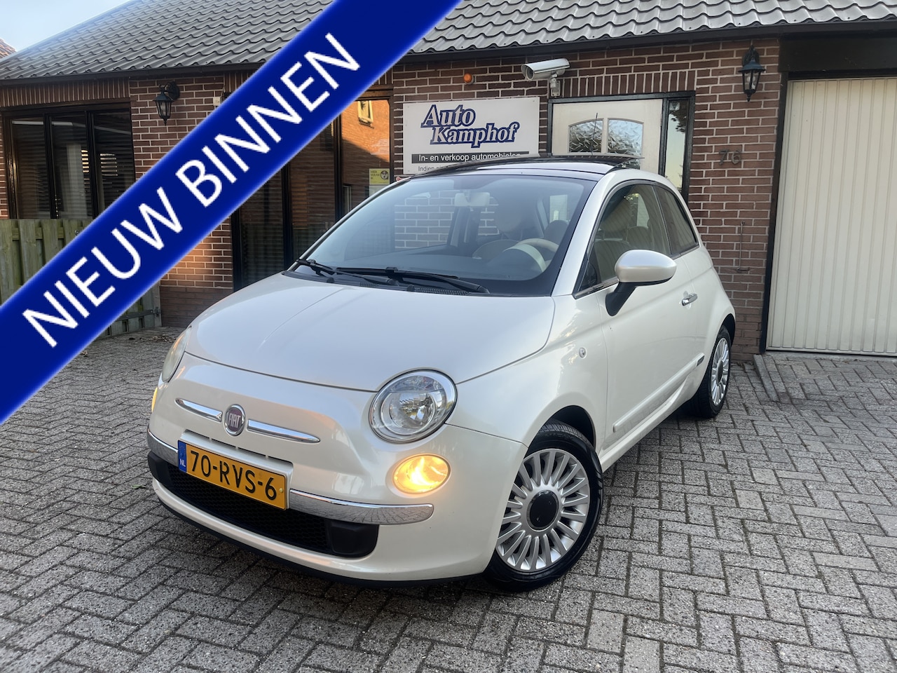 Fiat 500 - 0.9 TwinAir Lounge Panodak Nieuwe A.P.K. - AutoWereld.nl