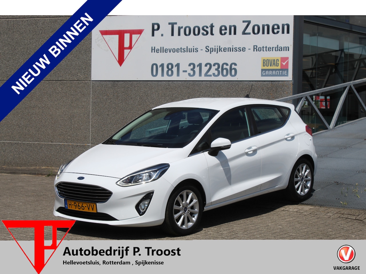 Ford Fiesta - 1.0 EcoBoost Titanium Navigatie/Climate control/Stoelverwarming/Stuurverwarming/Voorruitve - AutoWereld.nl