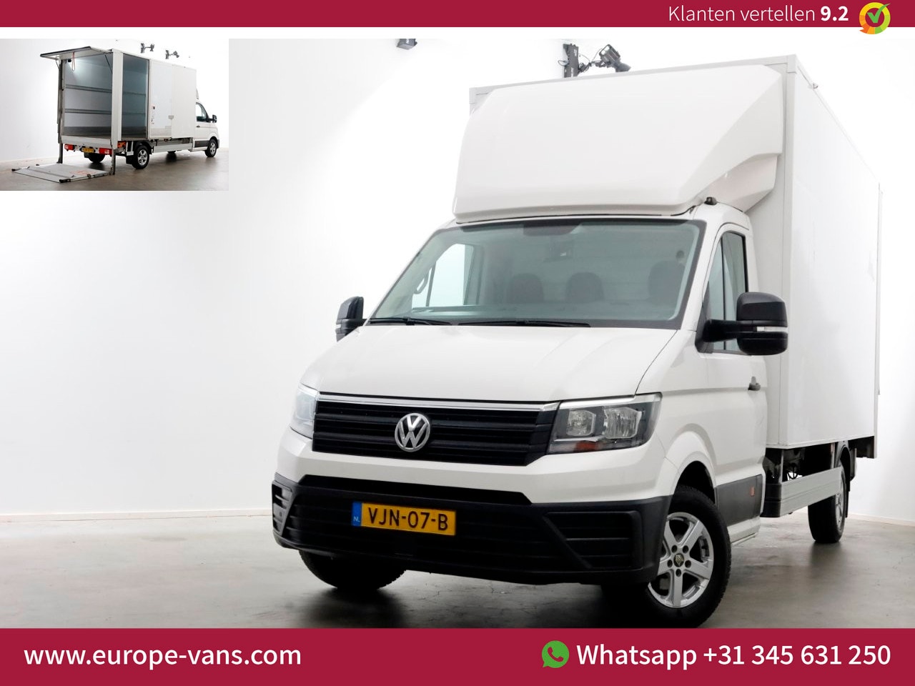 Volkswagen Crafter - 35 2.0 TDI Bakwagen met laadklep en zijdeur 1.117kg laadvermogen 03-2021 - AutoWereld.nl