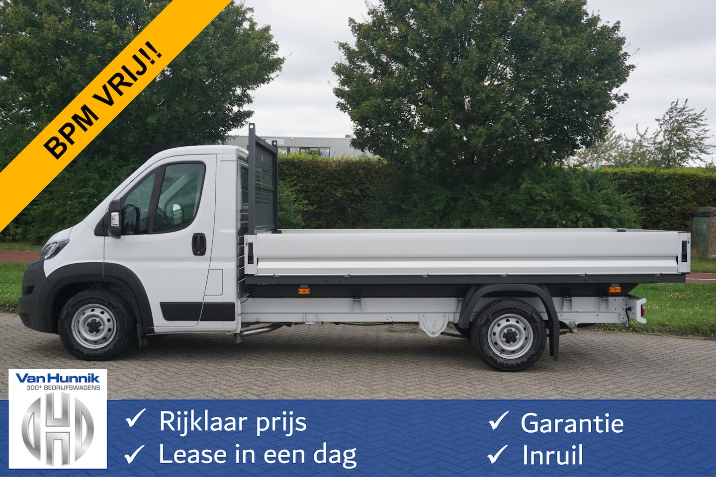 Fiat Ducato - MAXI 35 180PK AUT Series 10 Open laadbak BPM VRIJ 10" Navi, Climate, LED!! NR. V03* - AutoWereld.nl