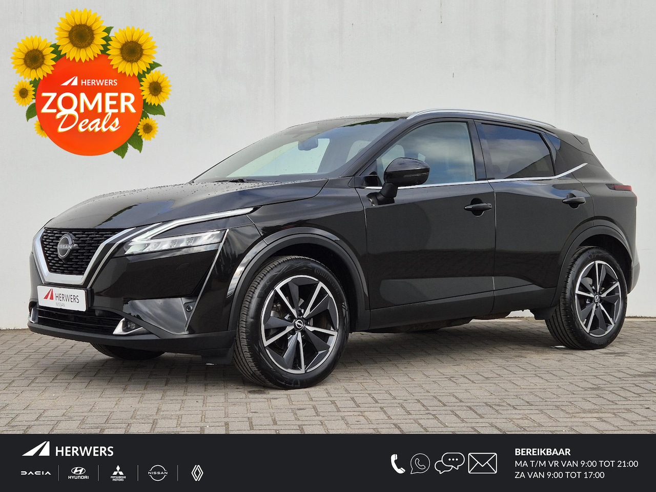 Nissan Qashqai - 1.3 MHEV Xtronic Tekna Plus Automaat / Cold pack / HUD / Trekgewicht 1800 kg / Panoramadak - AutoWereld.nl