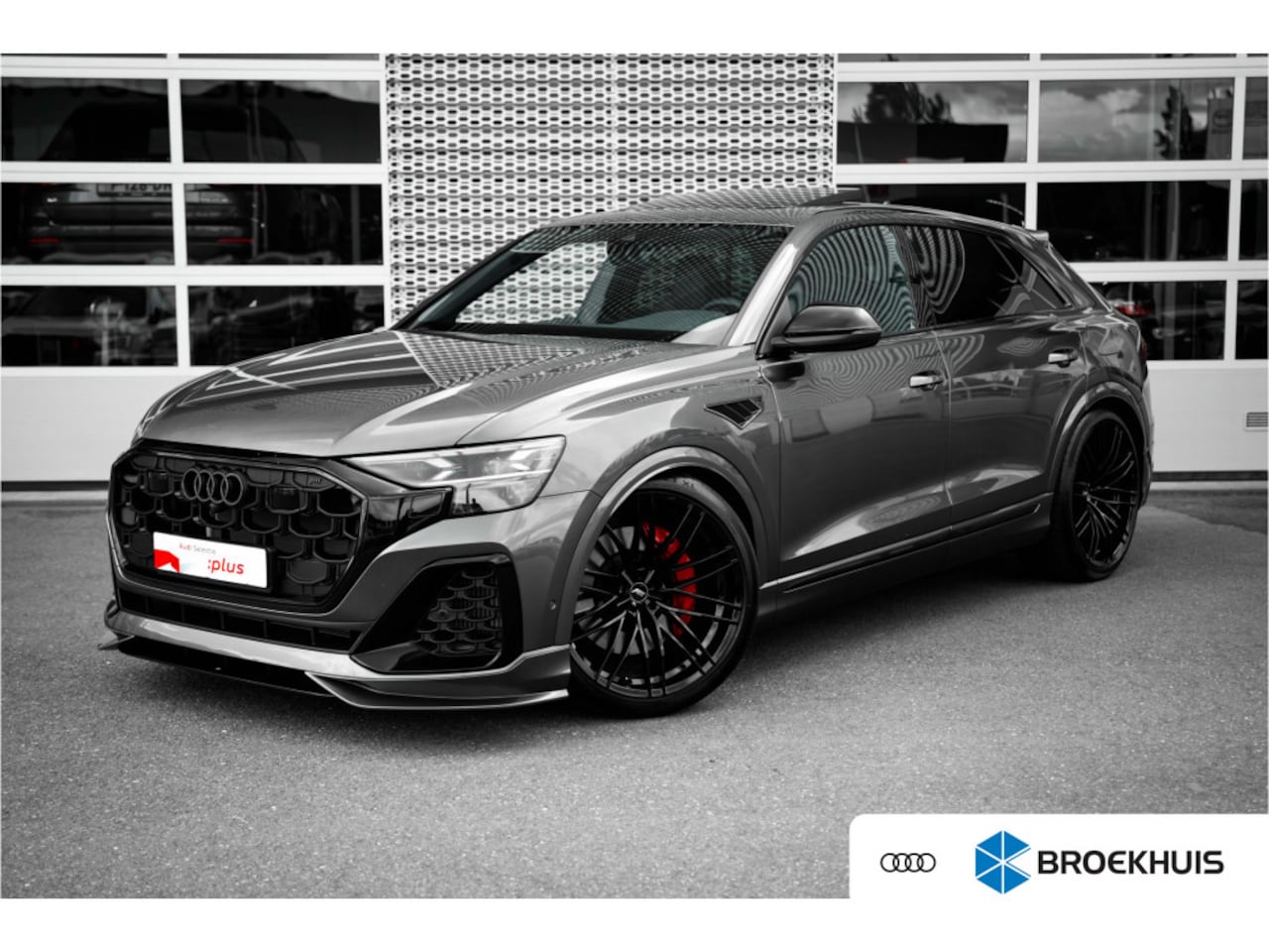 Audi Q8 - ABT AERO 60 TFSI e 490pk quattro Pro Line S Competition | Panoramadak | 23" | B&O | Assist - AutoWereld.nl