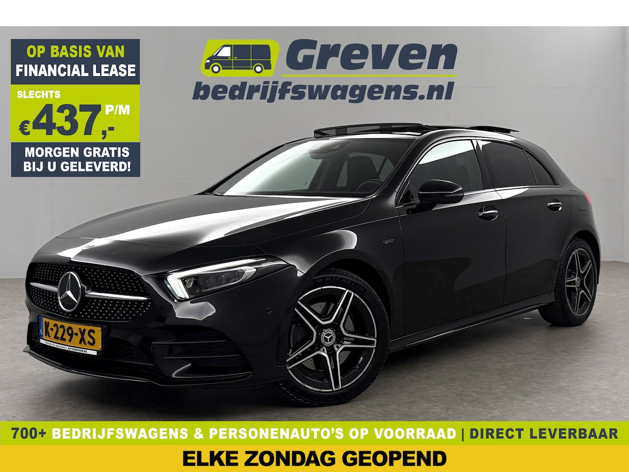 Mercedes-Benz A-klasse - 250 e AMG Limited 263PK Pano Sfeer LED Virtual Camera Clima Cruise Navi PDC 18''LMV - AutoWereld.nl