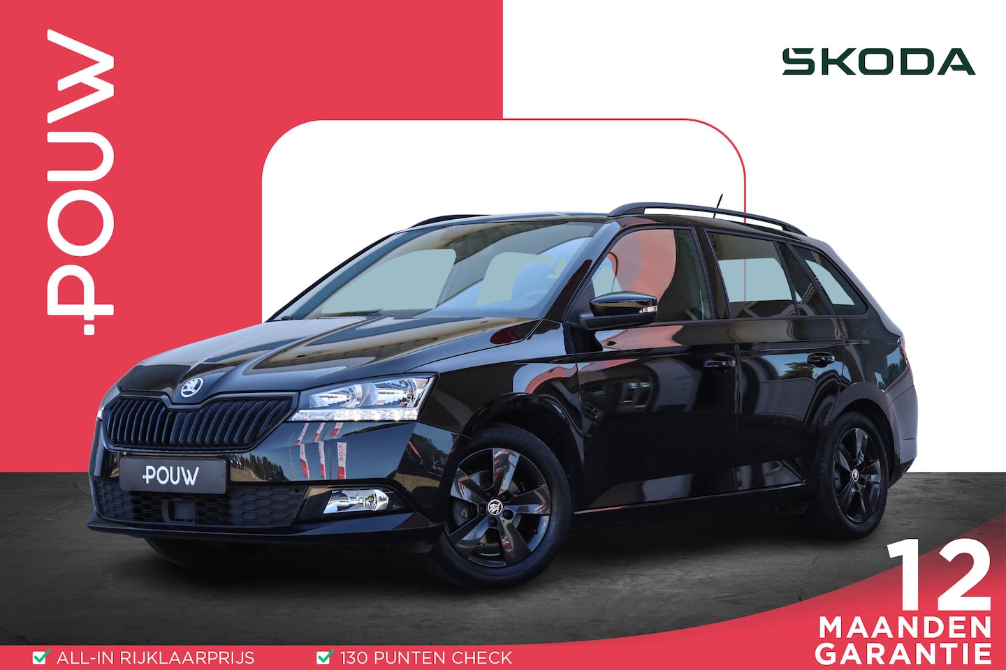 Skoda Fabia Combi - 1.0 TSI 95pk Sport Business | Climate Control | Cruise Control | DAB+ | Parkeersensoren - AutoWereld.nl