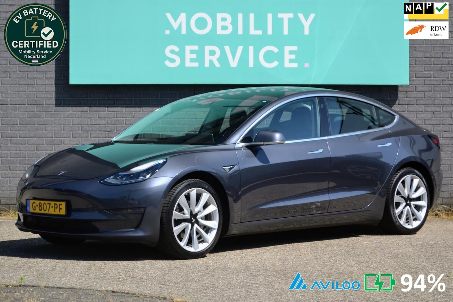 Tesla Model 3 - Long Range RWD Long Range AWD 75 kWh Pano AutoPilot LED SOH 94% ACCU-CHECK - AutoWereld.nl