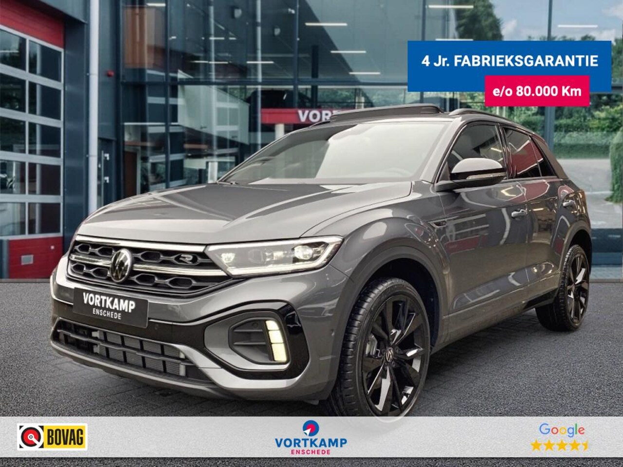 Volkswagen T-Roc - 1.5 TSI DSG R-LINE BLACK-OPTIC PANO-DAK/CAMERA/CARPLAY/ACC/STOEL - AutoWereld.nl