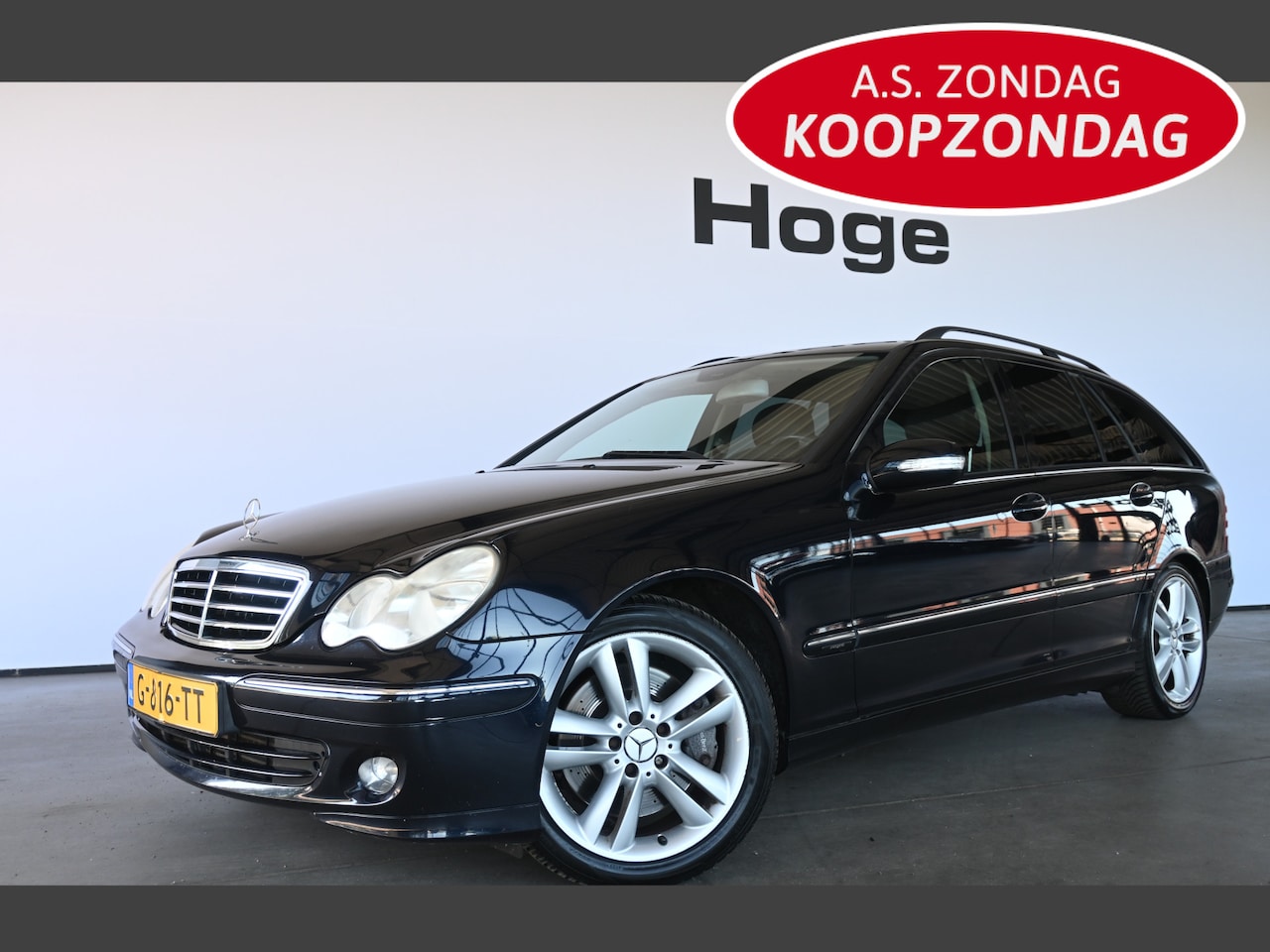 Mercedes-Benz C-klasse Combi - 180 K. Classic Automaat Clima Cruise Control Leder All in Prijs Inruil Mogelijk! - AutoWereld.nl