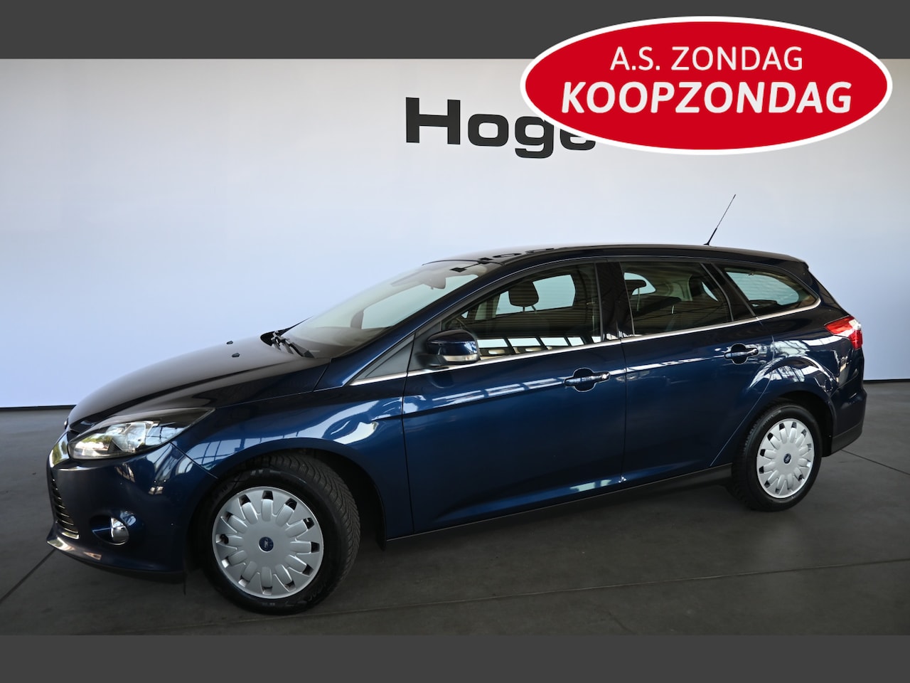 Ford Focus Wagon - 1.6 TDCI ECOnetic Lease Titanium Clima Navigatie Trekhaak All inn Prijs Inruil Mogelijk! - AutoWereld.nl