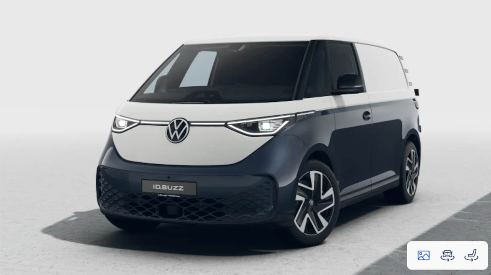 Volkswagen ID. Buzz Cargo - Anniversary Edition 340pk 79 kWh 4MOTION | Trekhaak Uitklapbaar | Rondomzicht Camera - AutoWereld.nl