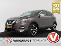 Nissan Qashqai - 1.2 Tekna + | Panoramadak | Org NL | Volledig Ond. | Stoelverwarming | 360 Camera | Naviga