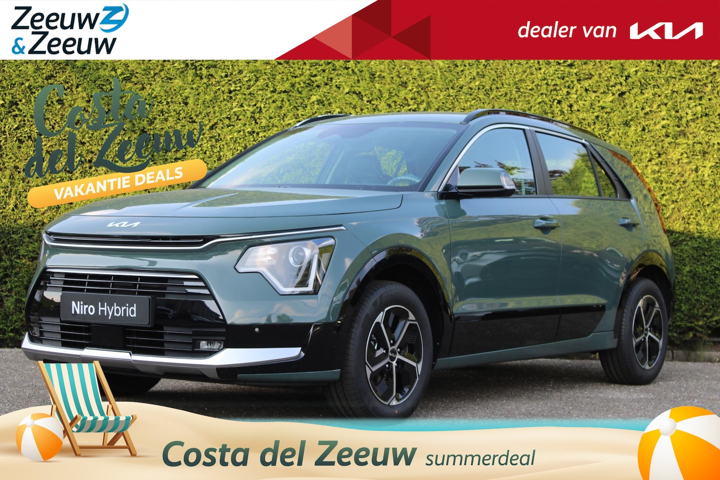 Kia Niro - 1.6 GDi Hybrid DynamicLine | Enkele op voorraad voor meer info bel 015 - 3109955 | Incl €2 - AutoWereld.nl