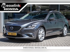 Mazda 6 Sportbreak - 2.0 SkyActiv-G 165 Skylease GT Limited All-in rijklaarprijs | Navi | Leder