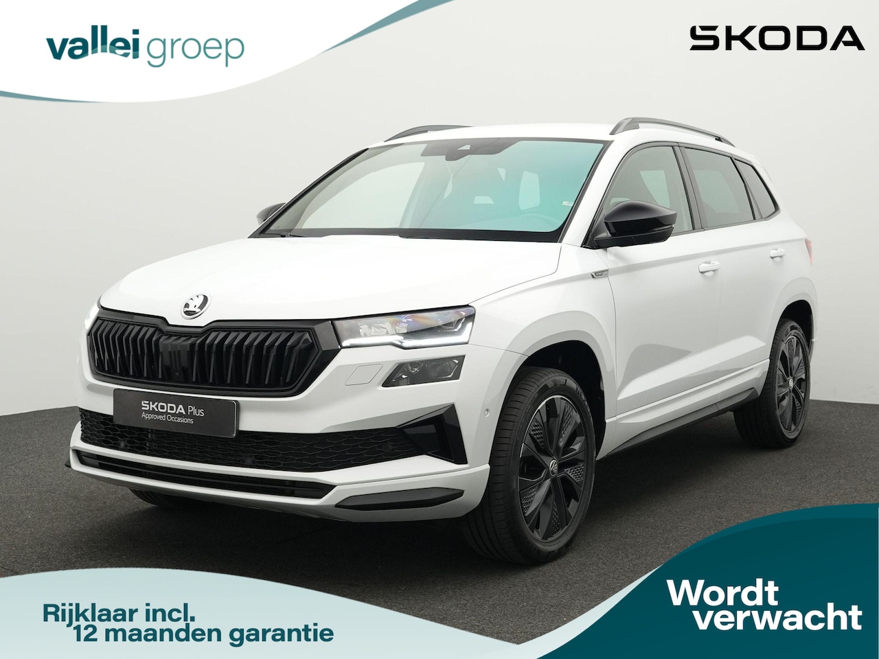 Skoda Karoq - 1.5 TSI 150 pk DSG Sportline Business | LED Matrix | Trekhaak | Rondomzicht camera | CANTO - AutoWereld.nl