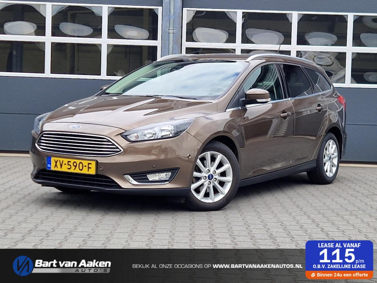 Ford Focus Wagon - 1.0 Titanium 125pk Keyless Winterpack Navi Apple/Android - AutoWereld.nl