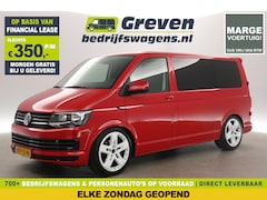 Volkswagen Transporter - 2.0 TDI L1H1 | MARGE | 150PK DSG Automaat Airco Cruise Trekhaak PDC 20"LMV 3 Persoons LED