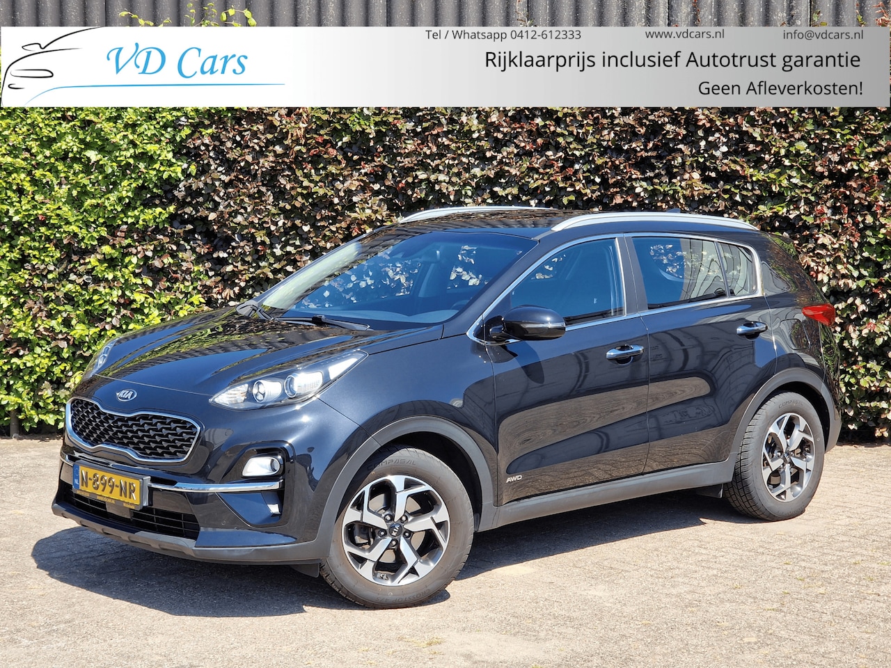 Kia Sportage - 1.6 T-GDI 4WD DynamicLine AUTOMAAT*Trekhaak*Navigatie*Camera*PDC*Cruise control*Climate co - AutoWereld.nl