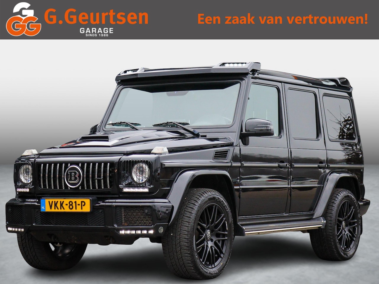 Mercedes-Benz G-klasse - 350 d 350d, Brabus, Trekhaak, Ventilatiestoelen, LED, H&K, Grijs Kenteken. - AutoWereld.nl