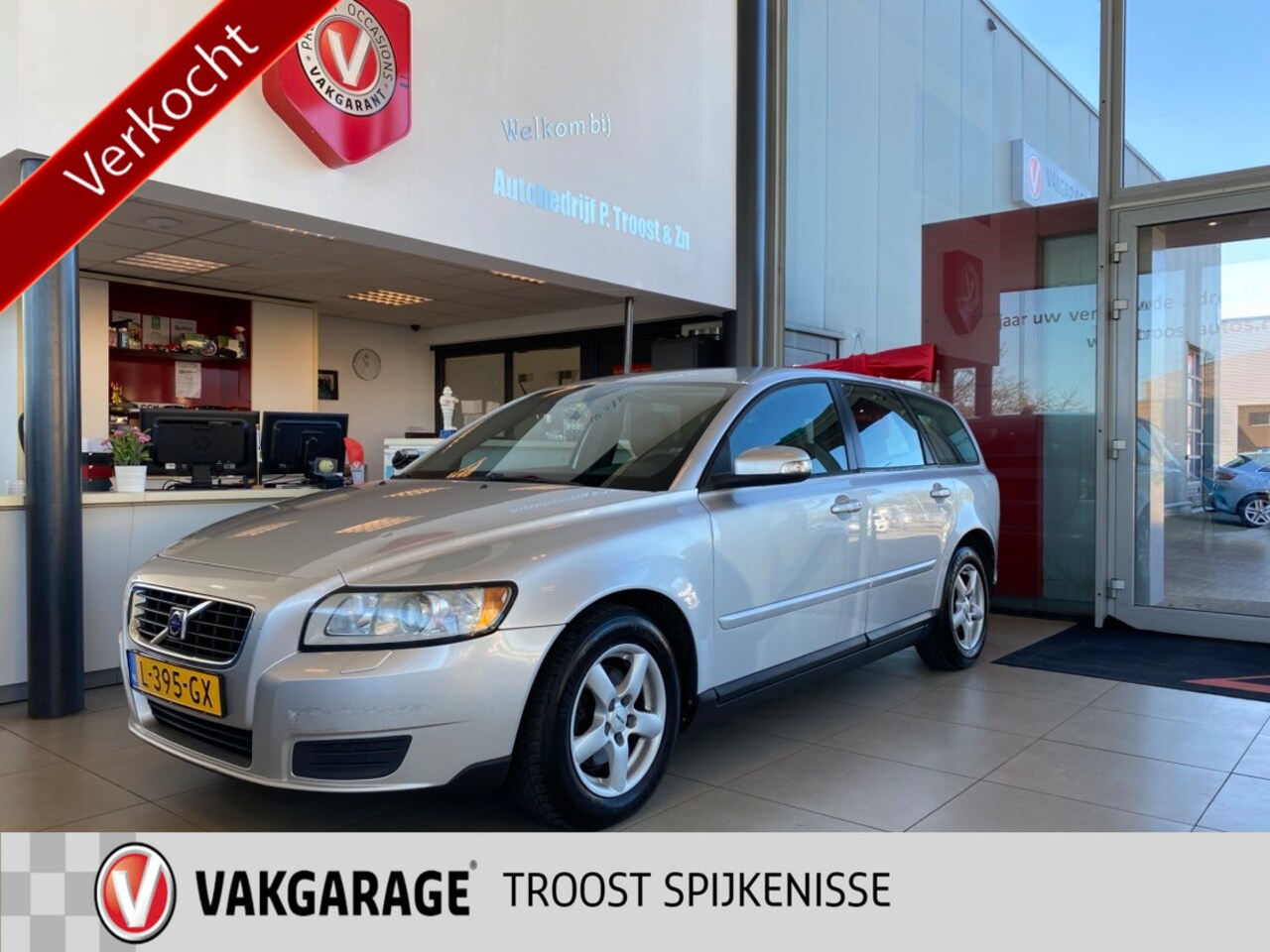 Volvo V50 - 1.8 1.8,Climate&Cruisecontrol,Leder ,Elektrischpakket,15 Inch Lmv - AutoWereld.nl