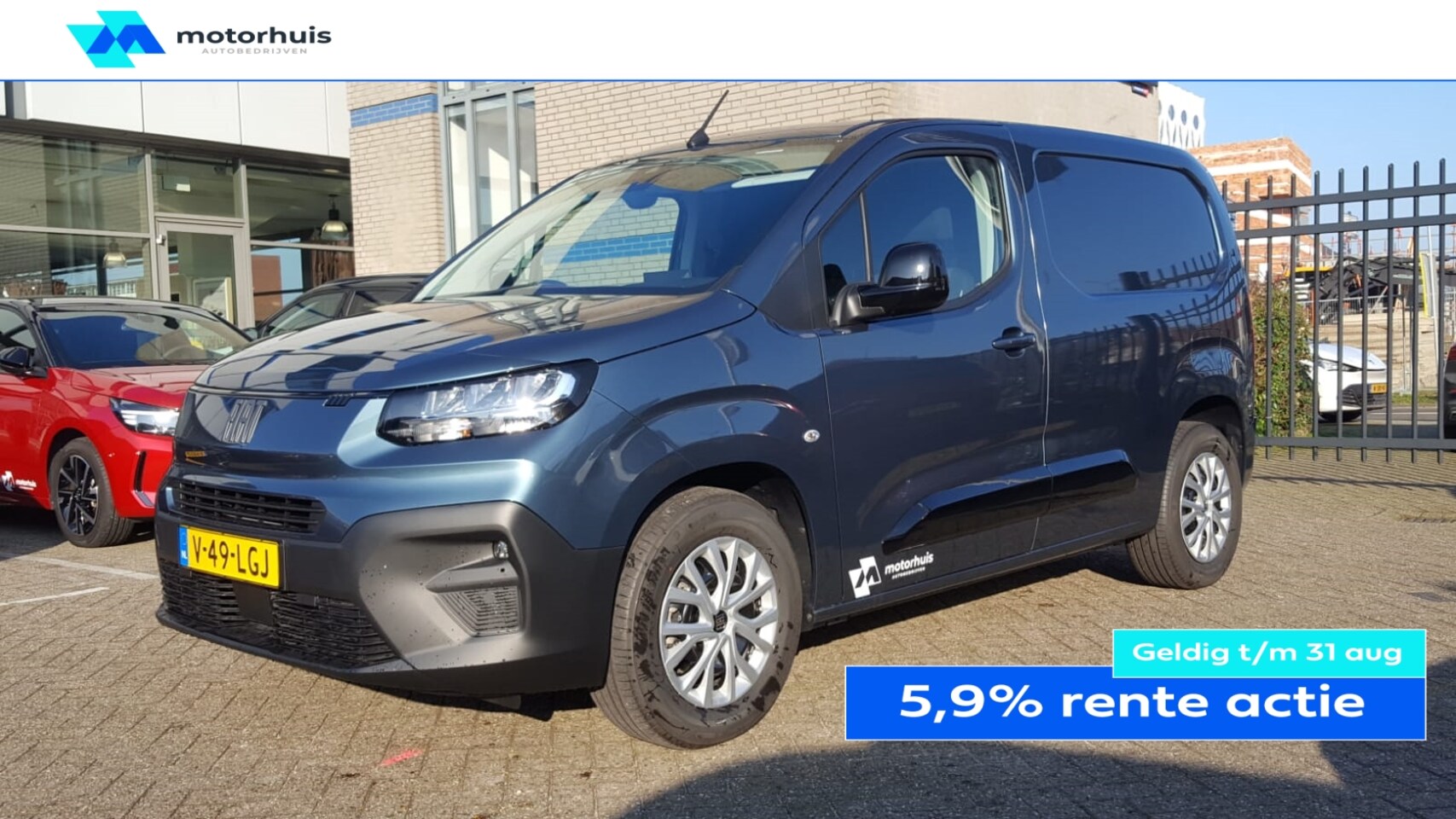 Fiat Doblò Cargo - 136PK 100% elektrisch + DEMO VOORDEEL..!! - AutoWereld.nl