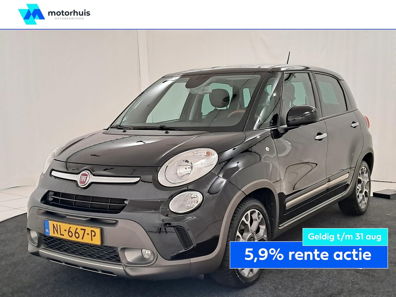 Fiat 500 L - TwinAir Turbo Eco 105pk Trekking / Navigatie / Climate Controle - AutoWereld.nl
