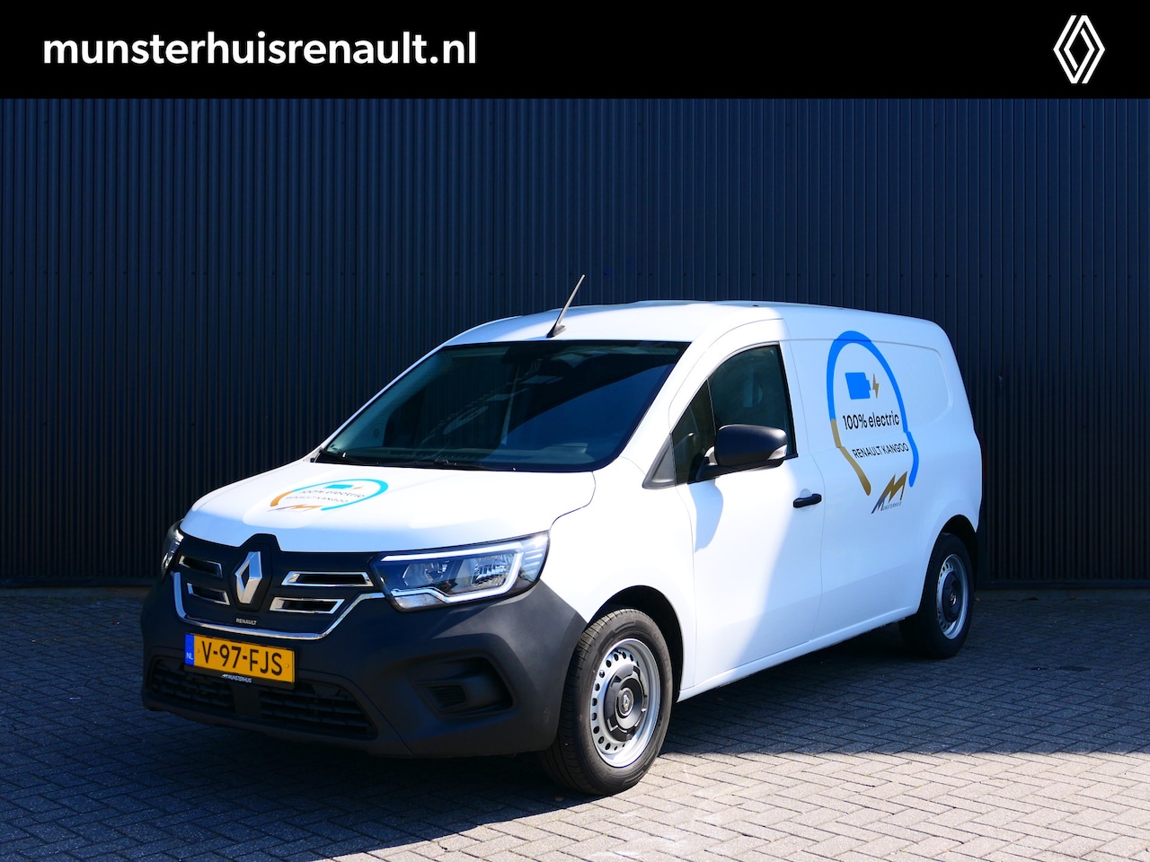 Renault Kangoo E-Tech - Advance Lengte 2 - 22 kW - 44 kWh *DEMO* *Achterdeuren met ruiten* - DC 80KW, Cruise, Beti - AutoWereld.nl