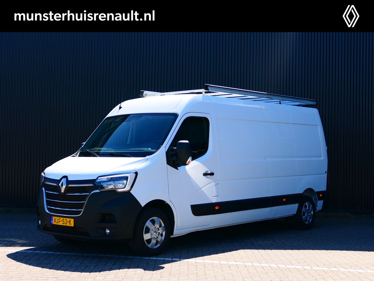 Renault Master - T35 2.3 dCi 150 L3H2 Energy *Incl. Imperiaal + ladder!* - Trekhaak, cruise, navi, dode hoe - AutoWereld.nl