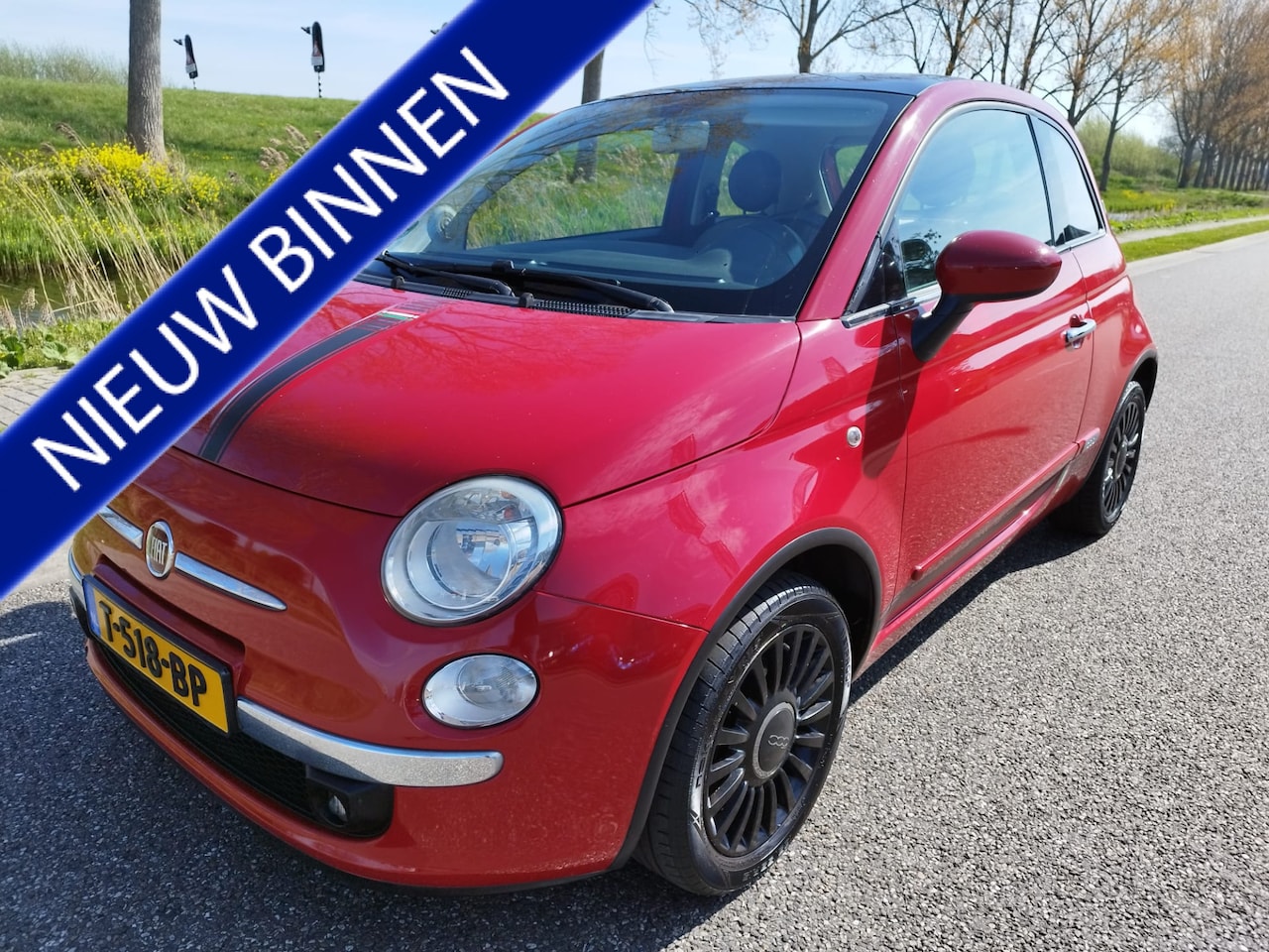 Fiat 500 - 1.4-16V ** Airco ** 100 PK ** 6 Bak ** Panoramadak ** nw APK - AutoWereld.nl