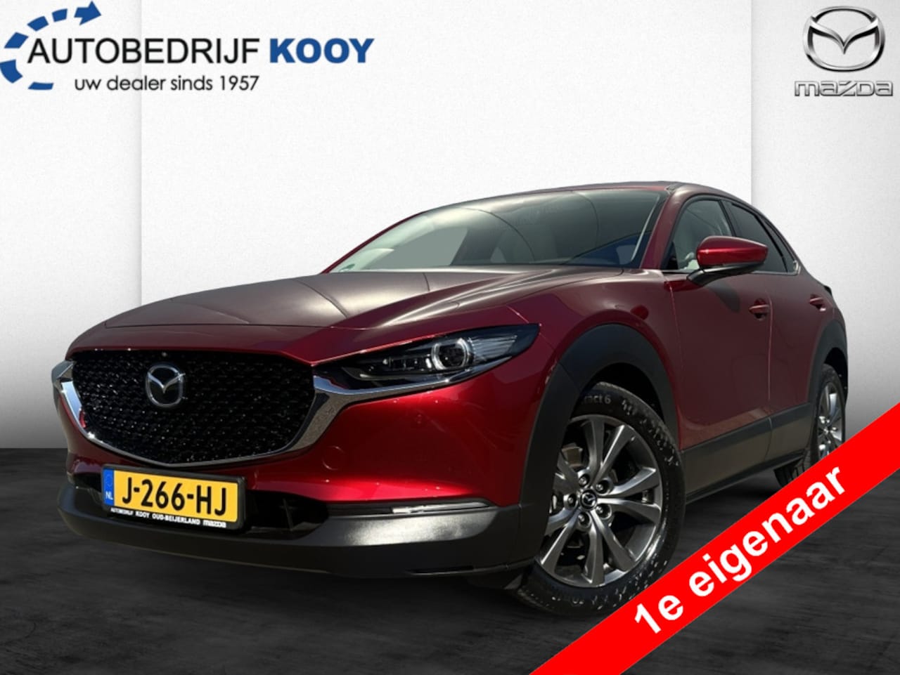 Mazda CX-30 - 2.0 SkyActiv-X Luxury / Wit leer / Schuifdak / I-ActiveSense - AutoWereld.nl