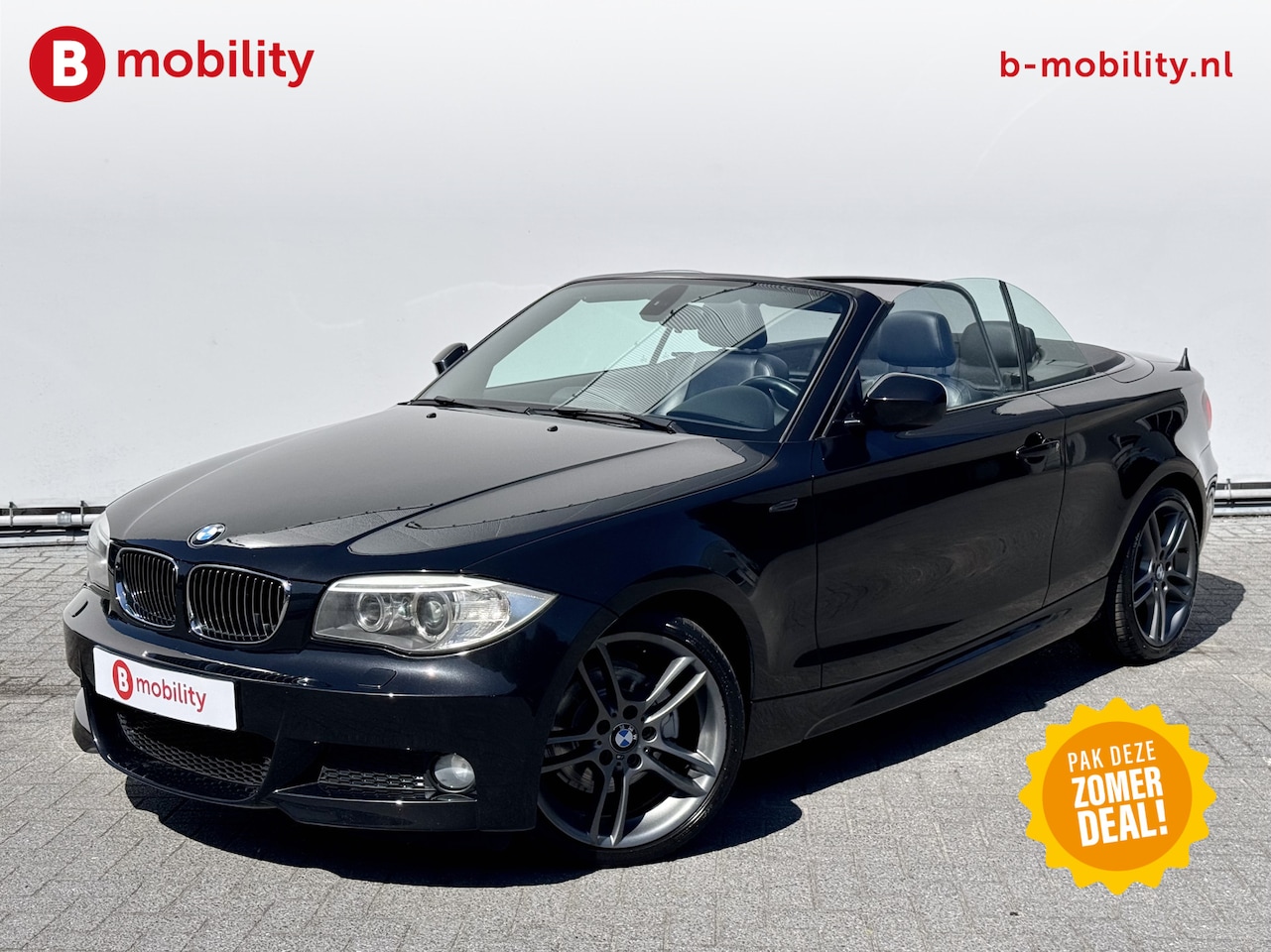 BMW 1-serie Cabrio - 118i M Sport Edition Sportstoelen | Navigatie | Windscherm | Harman Kardon sound | Stoelve - AutoWereld.nl