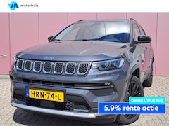 Jeep Compass - 1.3T 4XE 190PK AUTOMAAT PHEV LIMITED PANO NAVI CAMERA 19 INCH
