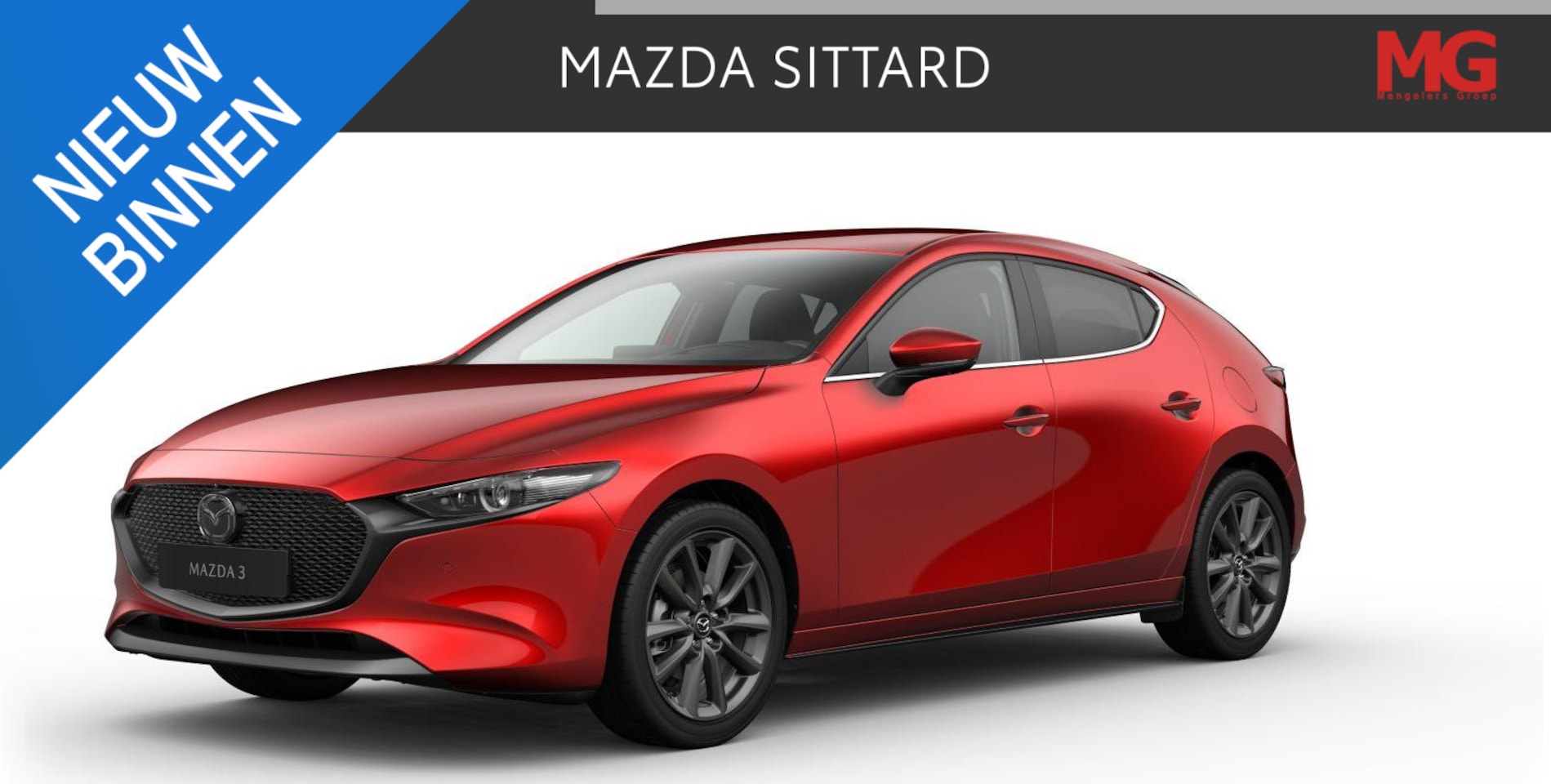 Mazda 3 - 2.5 e-SkyActiv-G M Hybrid 140 Exclusive-line | Bose | 360 Camera | Stuur-/Stoel verwarming - AutoWereld.nl