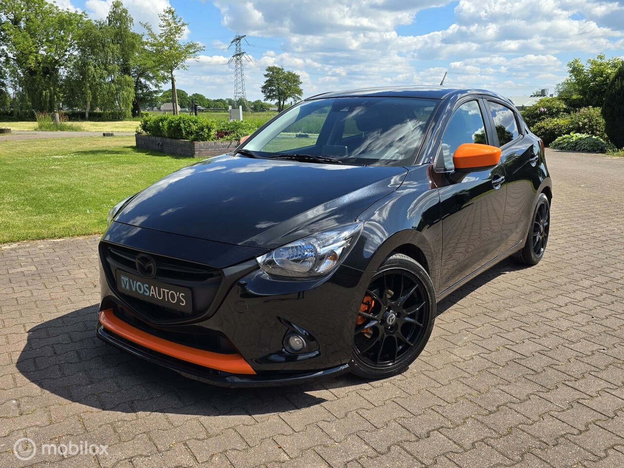 Mazda 2 - 1.5 Black/Orange Edition/17 inch/CLIMA/PDC - AutoWereld.nl