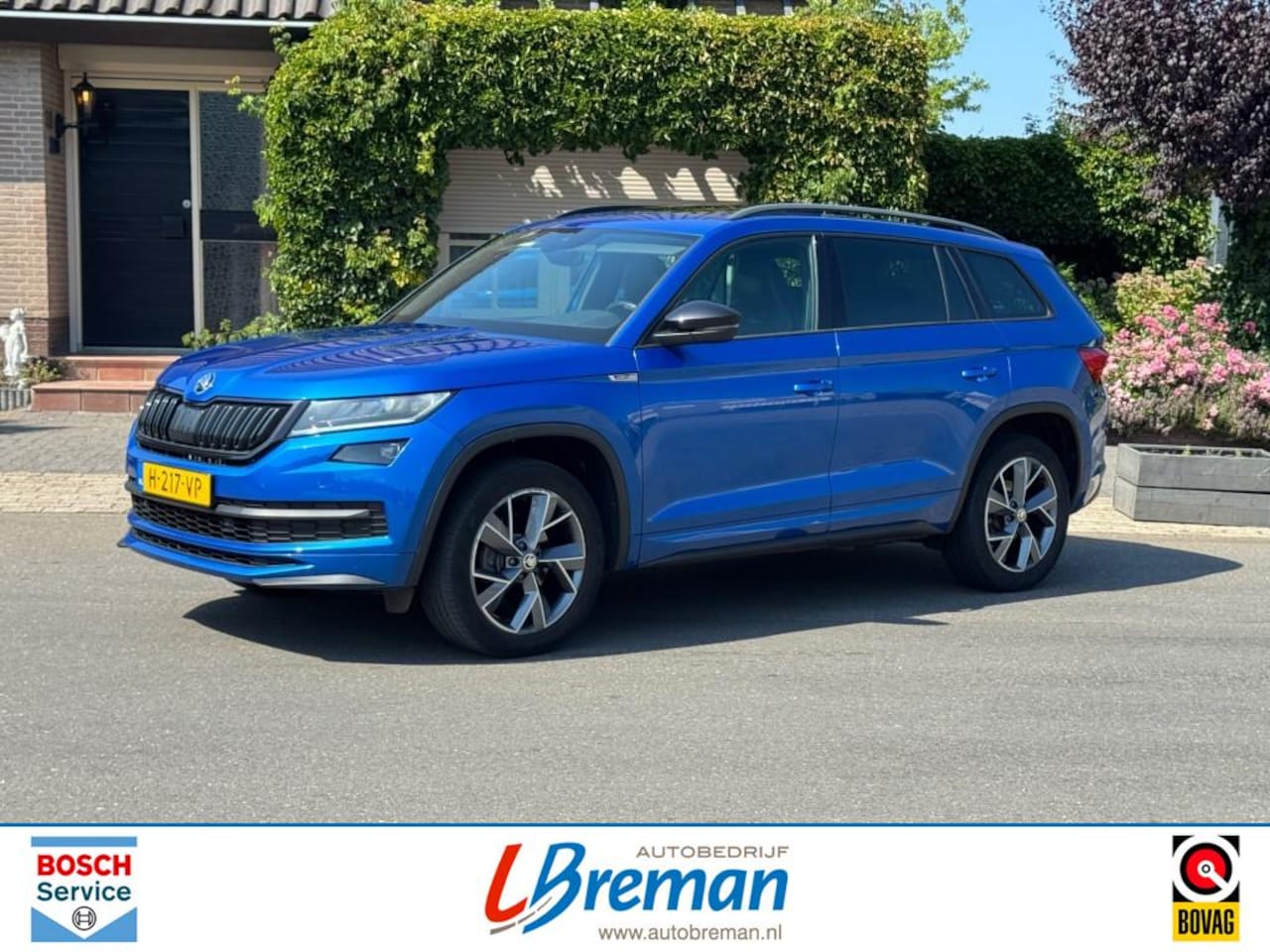 Skoda Kodiaq - 1.5 TSI SPORTLINE BUSINESS 7P. Panodak Trekhaak - AutoWereld.nl