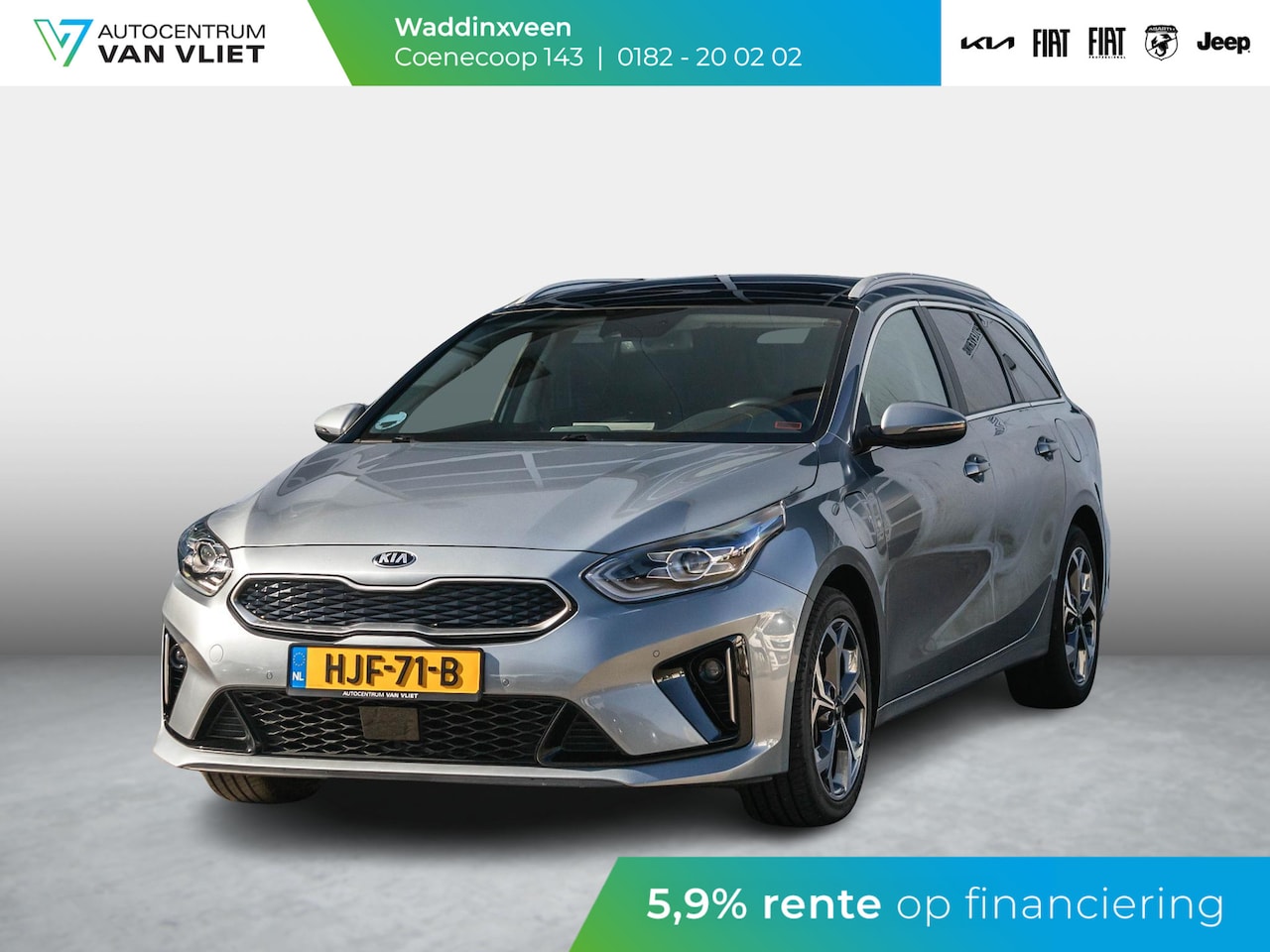 Kia Cee'd Sportswagon - Ceed 1.6 GDI PHEV ExecutiveLine Lederen bekleding l stoel verwarming en ventilatie l Schui - AutoWereld.nl