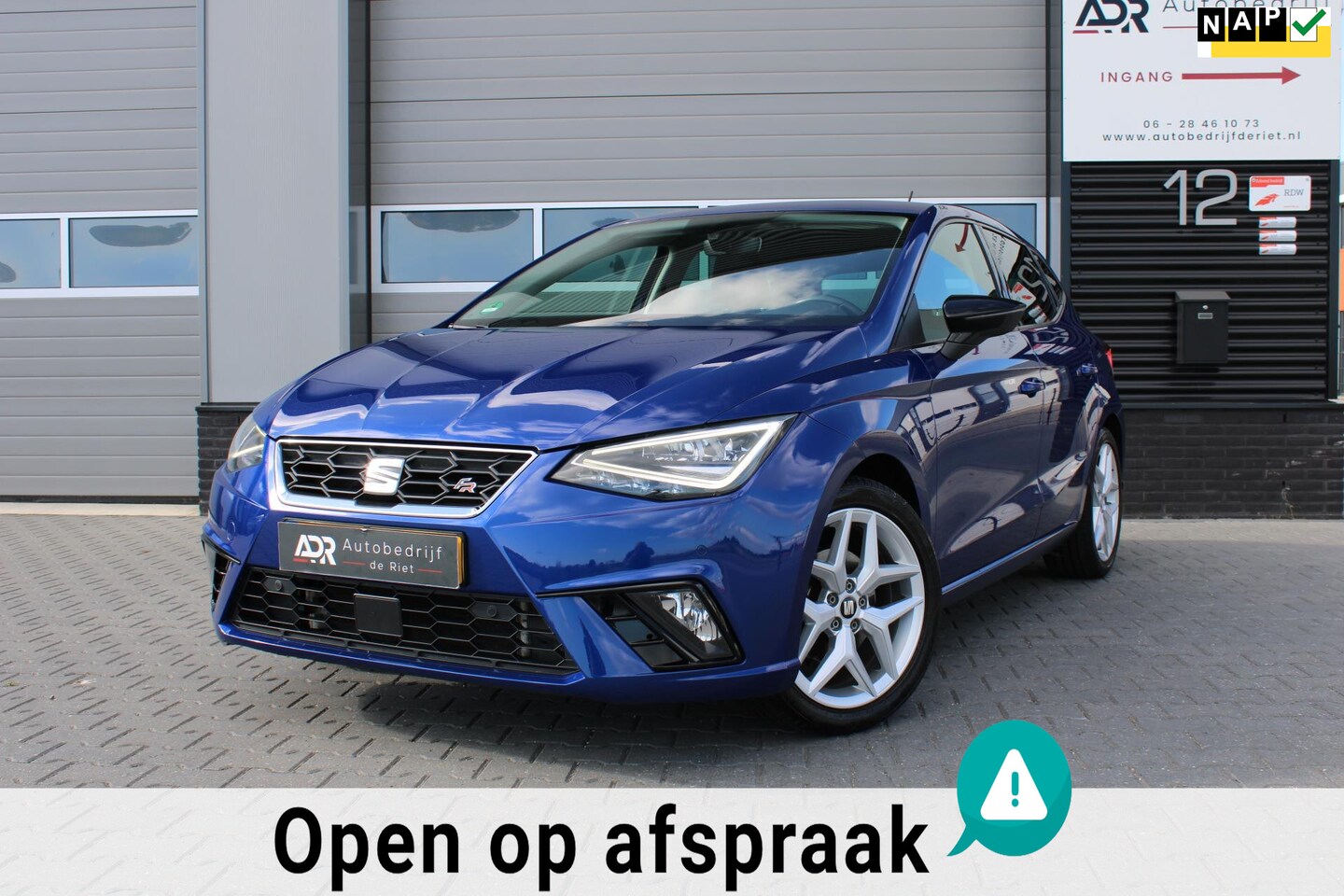 SEAT Ibiza - 1.0 TSI DSG FR Business/LED/PDC V+A/CAMERA/NAVI/VOLL OPTIE - AutoWereld.nl