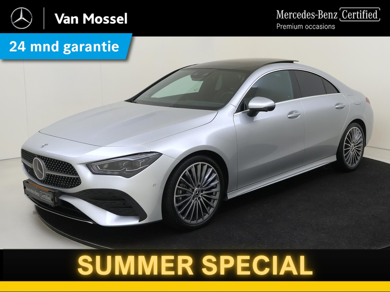 Mercedes-Benz CLA-Klasse - 180 AMG Line /Memory Seats /Head-Up /360 Camera /Keyless /19'' Multispaak /Panoramadak - AutoWereld.nl
