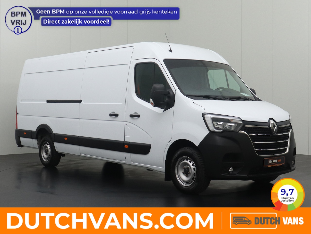 Renault Master - 2.3DCI 145PK L4H2 | Laadlengte 4.38 Meter | Camera | Airco | Cruise | 3-Persoons - AutoWereld.nl